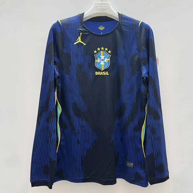 2026 Brazil Away Long Sleeve Jersey