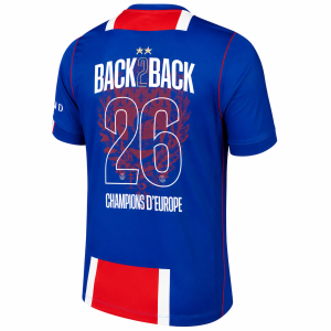 PSG 26-27 Home Stadium Shirt  - Champions of Europe 2026 Print