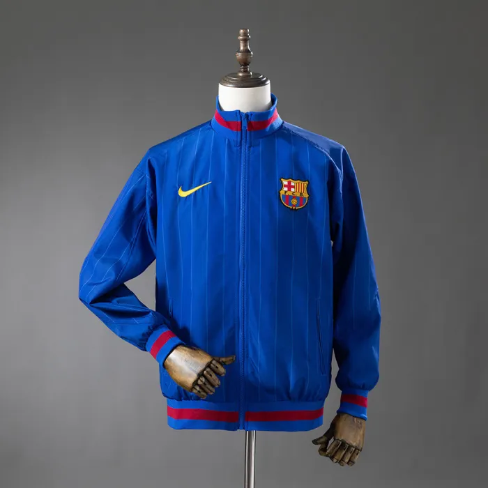 Barcelona Windbreaker 2025/26 Blue Kit