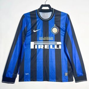 2010 Retro Inter Milan Home Long Sleeve Football Jersey 1:1 Thailand Quality
