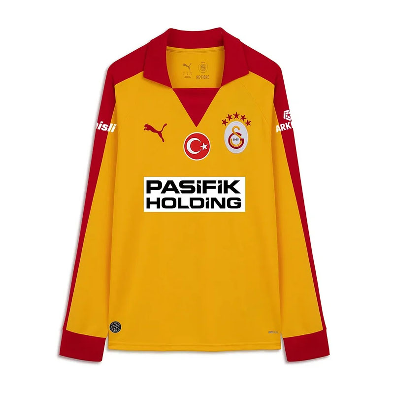 Galatasaray Retro Long Sleeve Jersey – Yellow Version