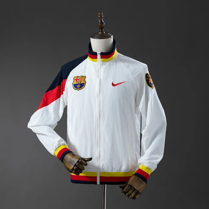 Barcelona Windbreaker 2025/26 White Kit