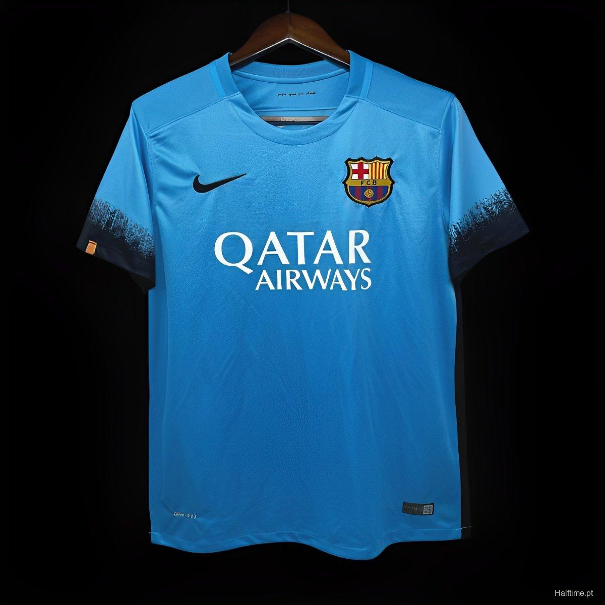 15/16 Retro Barcelona Third Football Shirt 1:1 Thai Quality