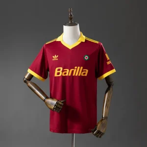 1991-92 AS Roma Retro Home Kit