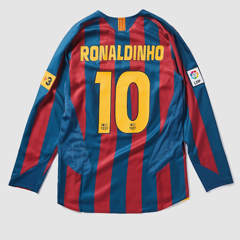2005-06 Barcelona Total 90 Ronaldinho#10 Remake Kit