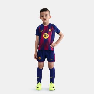 25/26 Barcelona Home Football Shirt 1:1 Thai Quality Kids Size