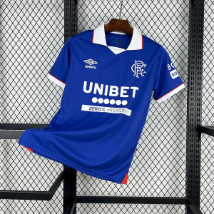 （S-4XL）25/26 Rangers Home Football Shirt 1:1 Thai Quality