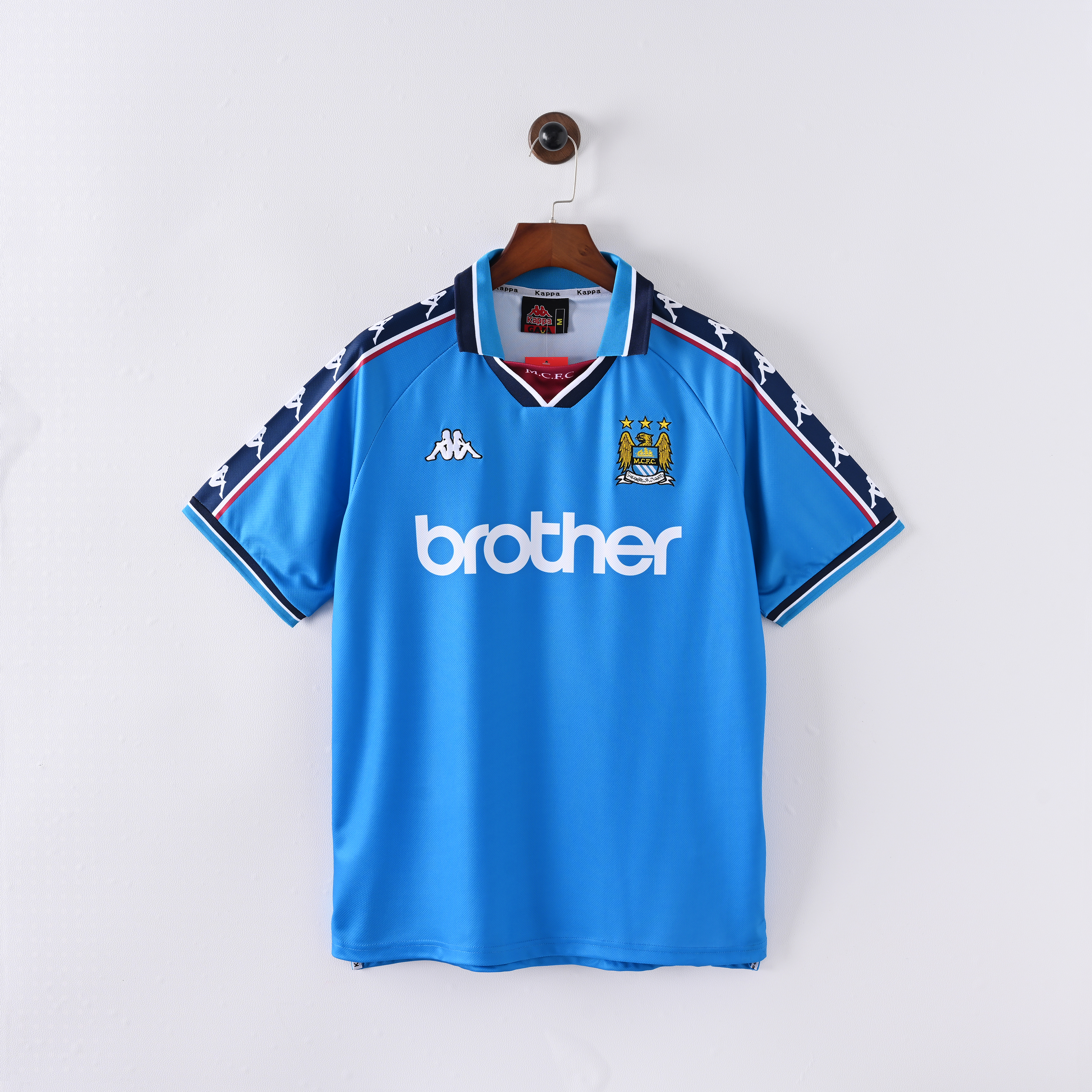 Retro 1997 Manchester City Home Football Jersey