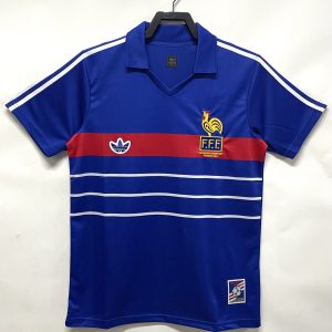 1984 Retro France Home Football Jersey 1:1 Thai Quality