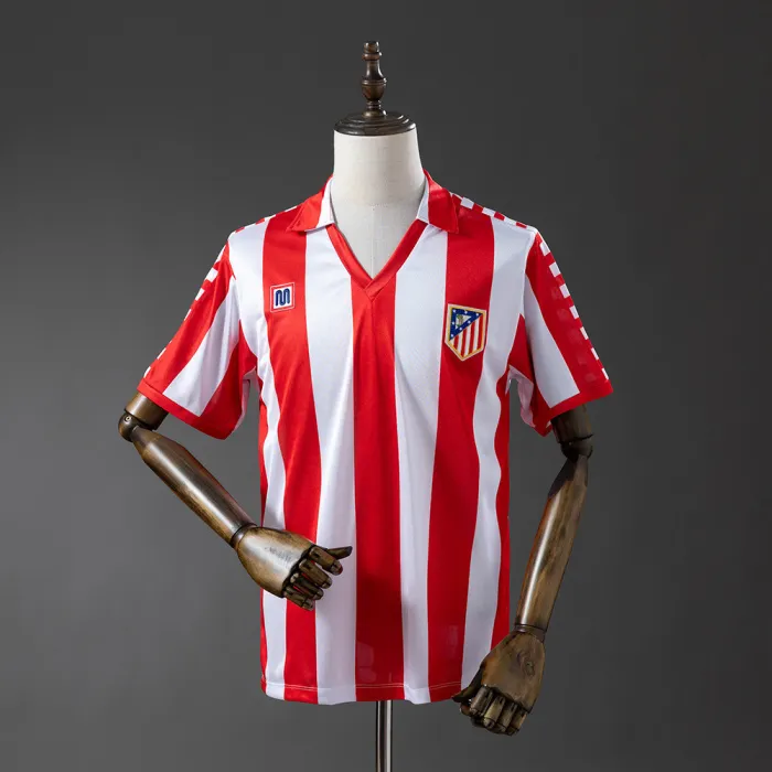 Retro Atletico Madrid 1982-83 Home Kit